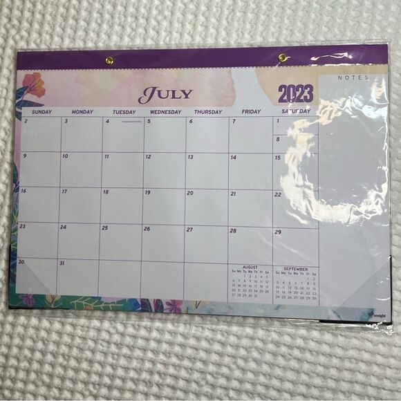 Desk Calendar 2023-2024 17x12 Wall 3 Pk Thick Paper & Notes Section Teacher S - Picture 2 of 13